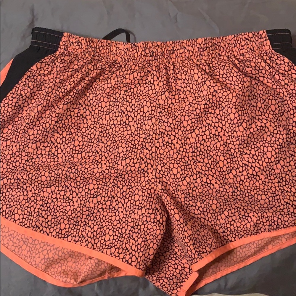 Nike running shorts.